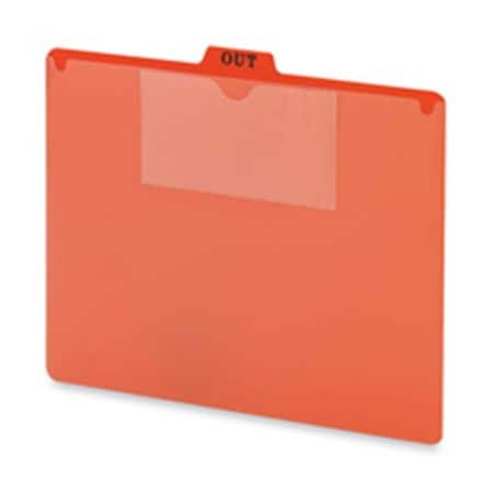 Smead Smead Manufacturing Company SMD51920 Vinyl Top-Tab Guides With Pockets- Letter 11-.75in.x10in.- Red SMD51920